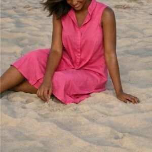 Anne Klein Sleeveless Linen Dress